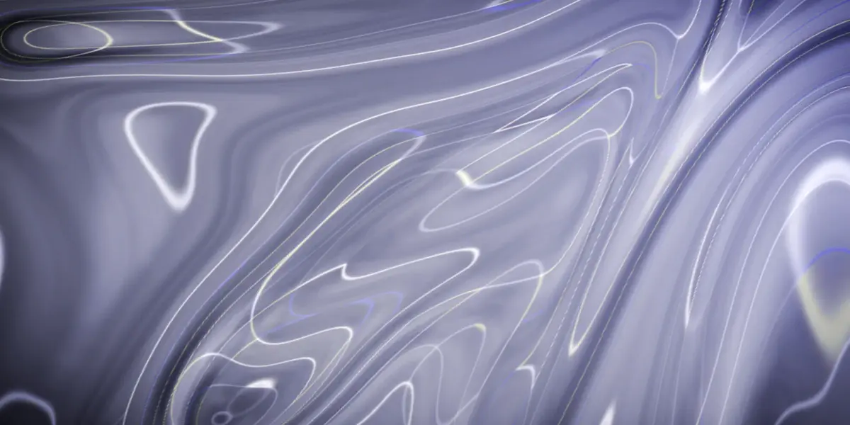 Superficie liquida argentata e lilla