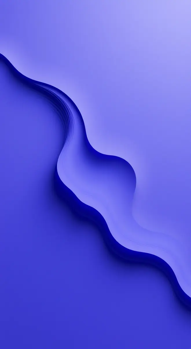 Onde morbide blu elettrico e viola